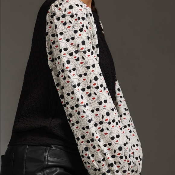 Anthropologie Porridge Textured Sweatshirt Women’s Sz XS - Picture 2 of 11